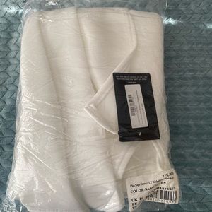 White boat part one sleeve dress